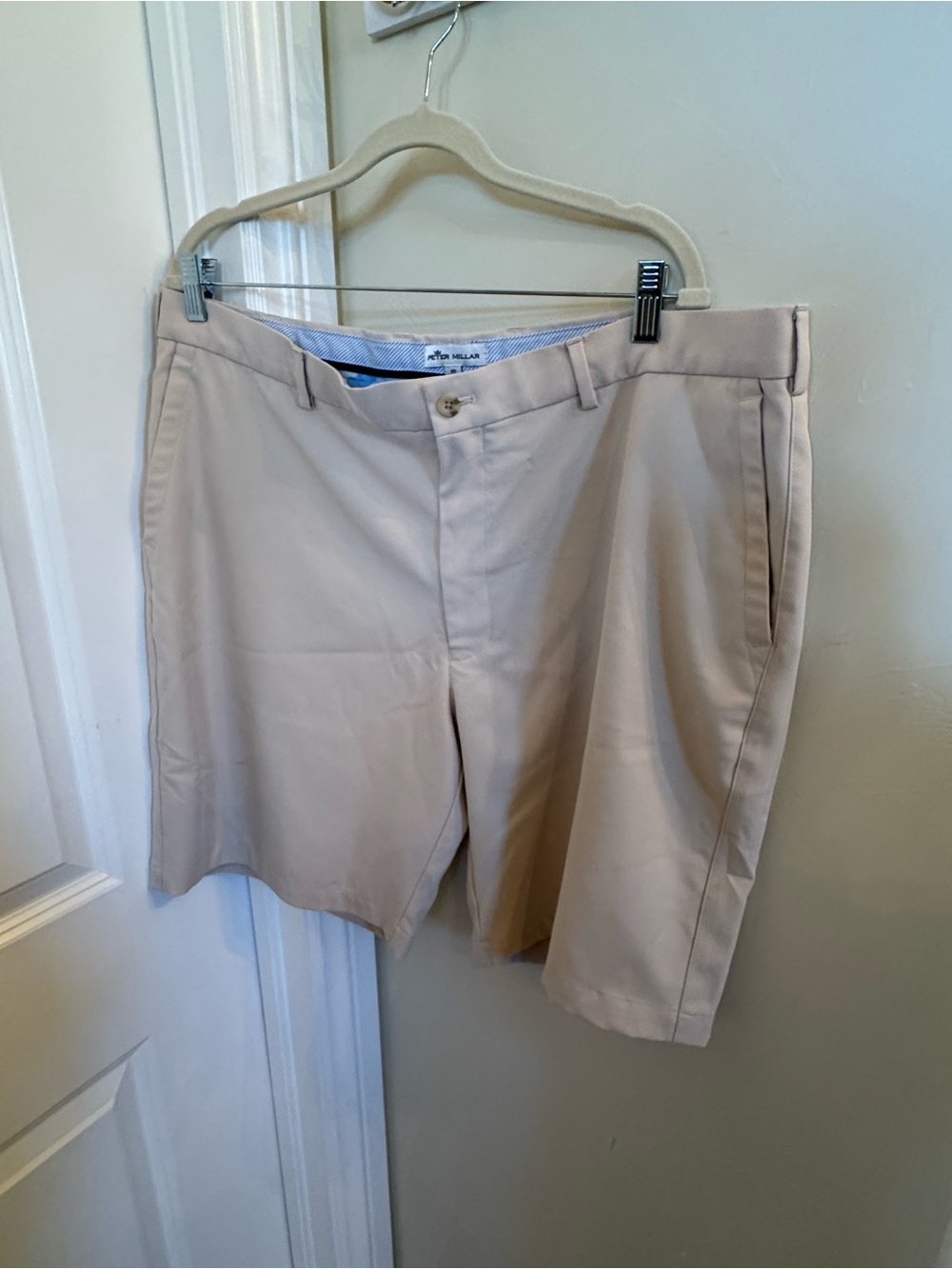 Peter Millar Kansas Jayhawks KU Khaki Golf Shorts Men’s Size 40